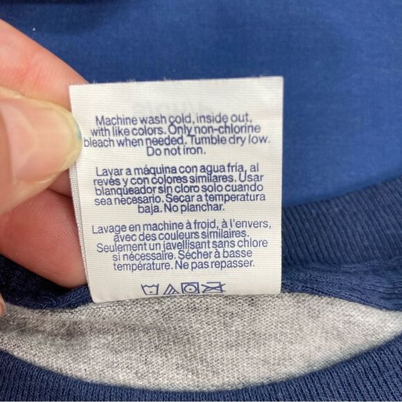 Dog Is Good Raglan T-Shirt Never RV Alone SZ S Fitted Gray Golden Retriever EUC - Picture 5 of 7